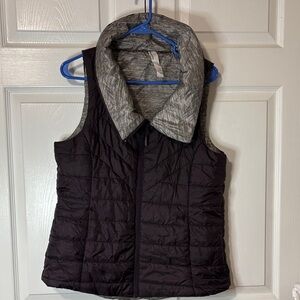 Mondetta Women's Dark Purple Quilted Vest